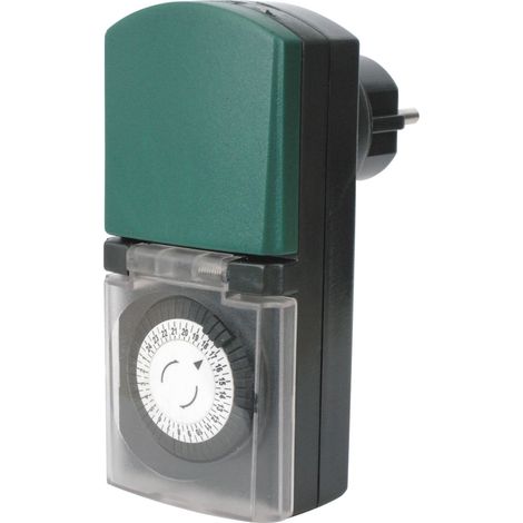 Mini programmatori meccanico da esterno IP44 - GAO - 3680 W - Bianco