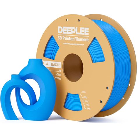 Filament PLA Basic 1.75mm Bleu Ciel 1kg (1/5)