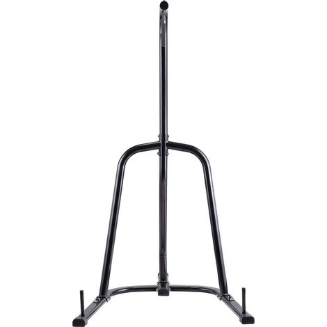 Mophorn Support de sac de frappe, capacité de charge 65 kg, structure robuste en acier, support sur pied avec base stabilisée, équipement d'entraînement pour la boxe, 143x126x208 cm