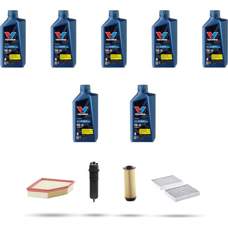 Kit tagliando 4 FILTRI e 7L OLIO compatibile con Bmw x6 (G06,F96)40d 250kw hybrid dal 2020 (1/5)
