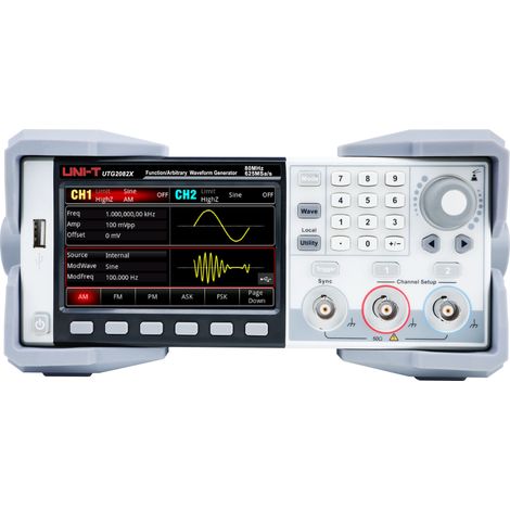 Générateur de fonctions UNI-T, UTG2082X, 80 MHz, 2 canaux