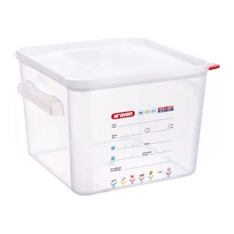 CONTENITORE QUADRATO POLIPROPILENE LT.12 CM.29X29X21h (1/5)