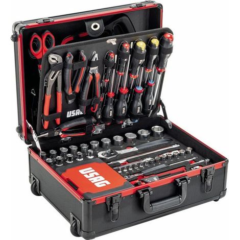 Valigia Trolley Usag 002 TMA con Assortimento Manutenzione 181 Pezzi