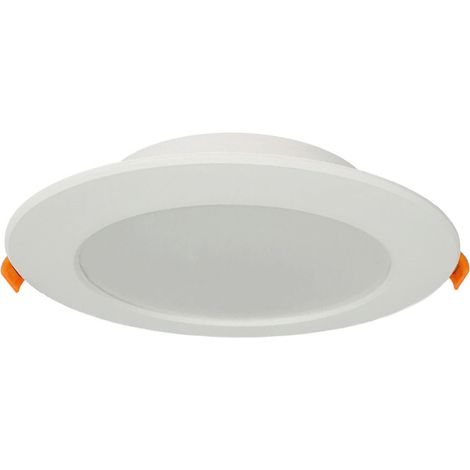 Spot downlight LED encastrable 12W 1050lm 3CCT rond blanc ALEXIS-12 - HOROZ ELECTRIC (1/5)