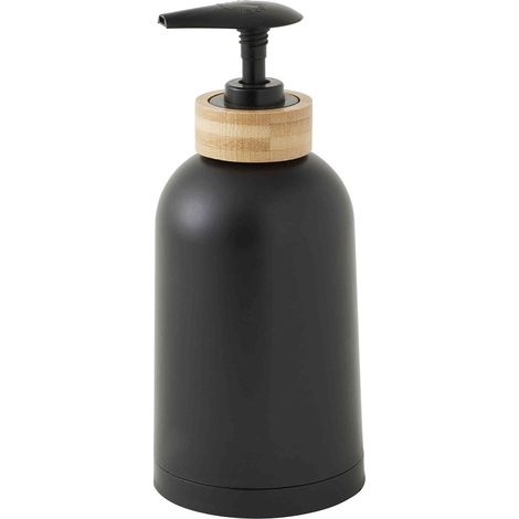 Distributeur de savon en bambou noir (1/3)