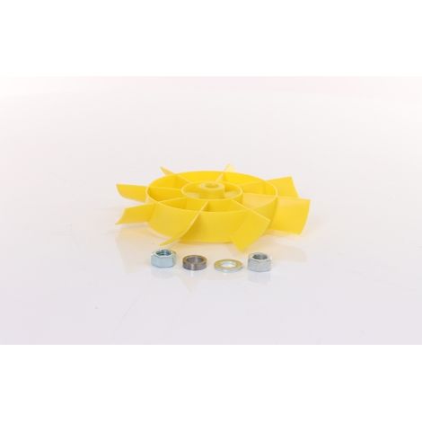 PVC-Ventilatorflügel mit Muttern und Scheiben
