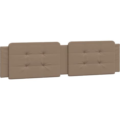 Maison Exclusive - Cuscino Testiera Zadar Cappuccino 200 cm in Similpelle