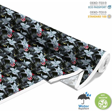 OUTDOOR DEKOSTOFFE OXFORD - Motiv Schwarzer Panther