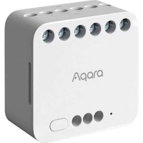Aqara Actionneur de commutation sans fil DCM-K01 blanc Apple HomeKit, Alexa, Google Home Y308023 (1/5)