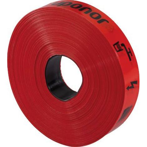 Ruban de signalisation routière Ecoflex, rouge, 40 mm x 30 m