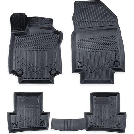 4-teiliges Set 3D-Gummifußmatten für den Innenraum Erpassan – RENAULT CAPTUR 2013–2019