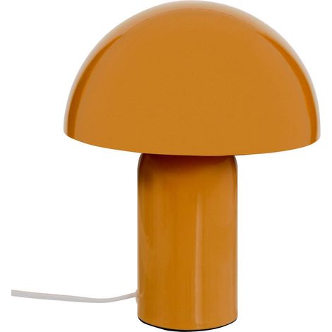 Lampada a fungo lito ocra h24,5cm - Atmosphera créateur d'intérieur (1/4)
