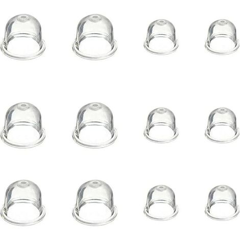 Pompe amorcage carburateur Amorcage moteur 12pcs, 19/22mm Propriétaires de débroussailleuses/tronçonneuses (1/4)