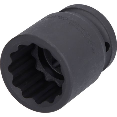 BRILLIANT TOOLS  3/4"  llave  de  impacto  doce  caras  32  mm  corta  -  BT025603 (1/4)