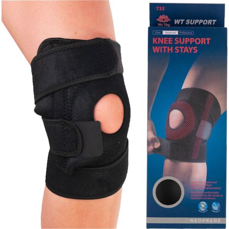 TG53564 Knieorthese, Neoprenorthese mit Klettverschluss, elastisches Band (1/5)
