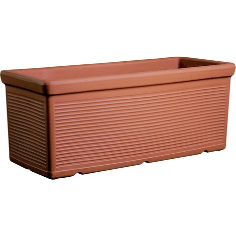 Cassetta Resina Millerighe cm. 100 Terracotta