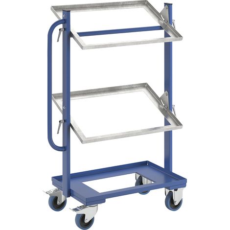 Kongamek, Chariot à tablettes et bacs KM167, L x l x h 800 x