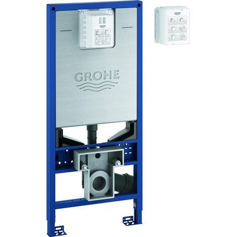 GROHE Modulo WC Rapid SLX 39865 H: 1,13m con strozzatore del flusso di scarico/presa, 39865000
