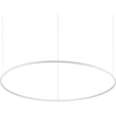 Sospensione Moderna Oracle Alluminio-Plastiche Bianco Led 89W 4000K D150Cm (1/2)