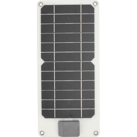 Panneau solaire USB 5V 6W IP67 étanche extérieur en silicium monocristallin blanc GKM320 145W chargeur mini (1/5)