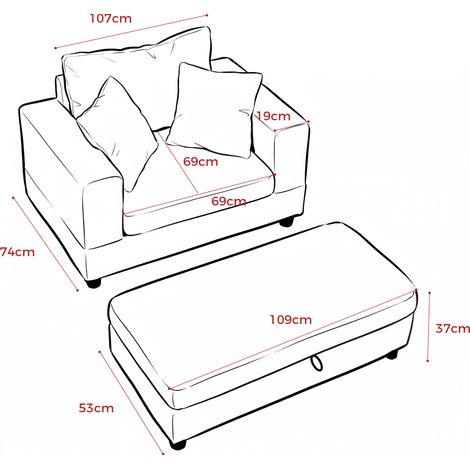 Chaise longue avec repose-pieds et espace de rangement, canapé lounge avec 3 coussins pour salon et chambre – Vert émeraude (1/4)