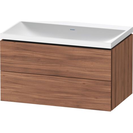 Duravit L-Cube c-shaped Ensemble suspendu, 2 tiroirs, sans