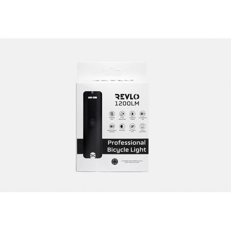 Luz delantera para bicicleta Revlo M03-1200 (1/5)
