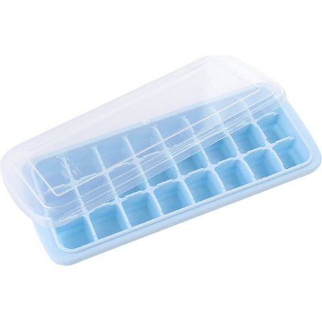 Silikon-Eiswürfelform mit Deckel, 24 Würfel, 2,5 cm, wiederverwendbare Lebensmittelform 25 x 10 cm für Cocktails und (1/5)
