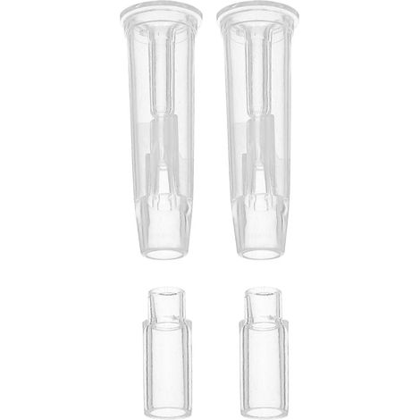 Buse de fontaine transparente en forme de champignon pour aquarium, adaptée aux piscines, lot de 2 (1/5)