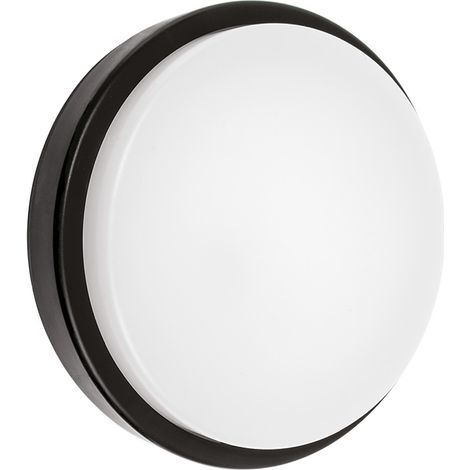 Aplique SURF ECOVISION redondo IP65 1x20W LED 1440lm 6400K 120°Al.5,4xD.21cm Plicarbonato (PC) Negro