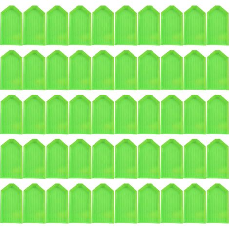 Plateau De Tri - 50 Pièces - Pour Diy Diamant Peinture Et Artisanat - En Plastique Rigide - 12 Compartiments (1/5)