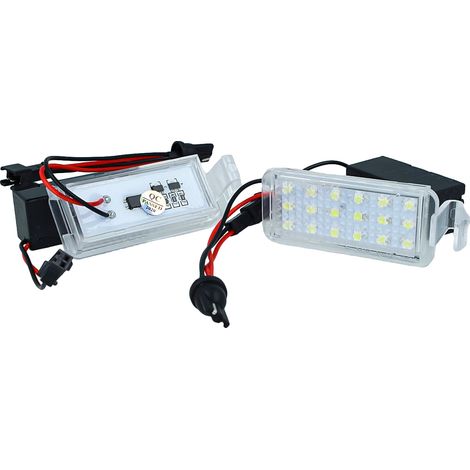 Kit Luci Targa Led Ford Falcon Fiat 500X Bianco Resistenza Inclusa No Errore Canbus (1/3)