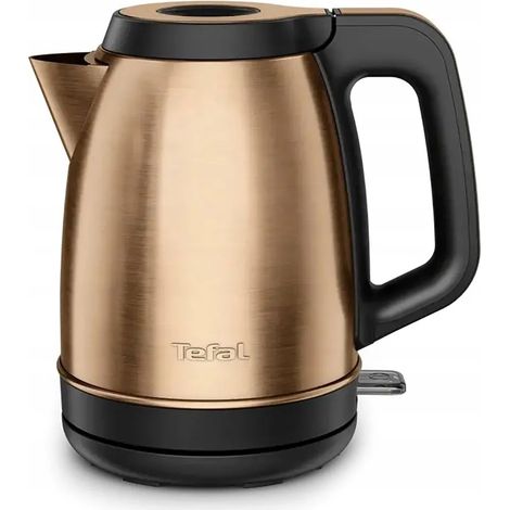 Tefal KI280G10 Elektrischer Wasserkocher gold und schwarz 1,7L