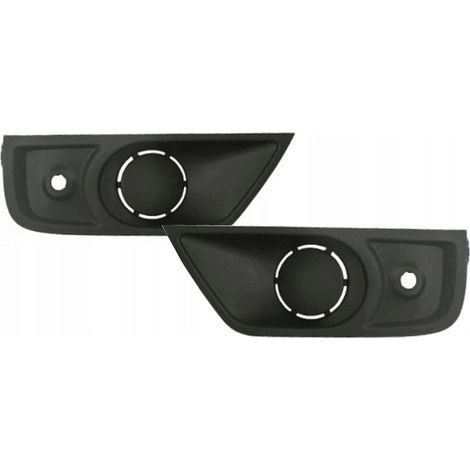 Grilles de pare-choc avant noires avec trous radars kit Renault Master 3 phase 3 depuis 2019