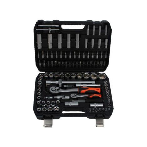 Juego de llave de carraca BTP108 - Carracas 1/4" + 1/2" - 108 piezas B.TOOL