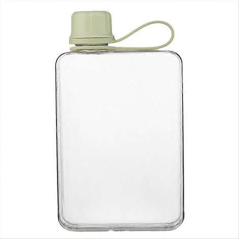 Carré bouteille d eau 500ml portable plat boisson tasses D (1/5)