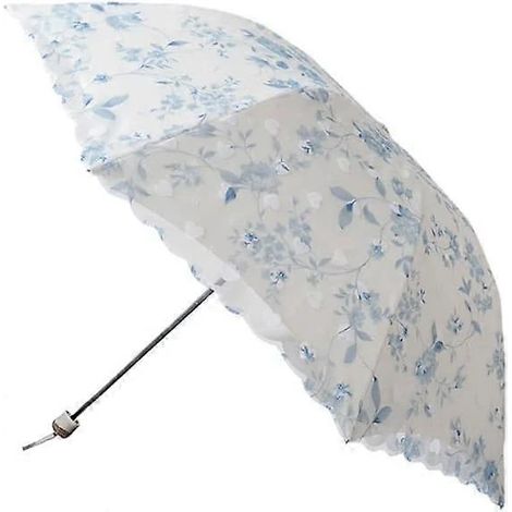 Parasol pliable en dentelle, protection solaire UV, imperméable et résistant à la pluie, adapté au soleil et à la pluie, compact et léger pour les voyages.-AquaForge (1/5)