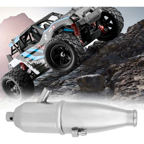 Tuyau d'échappement en aluminium pour moteur de voiture RC 1/10 HSP, pièce de rechange pour buggy et camion (1/4)