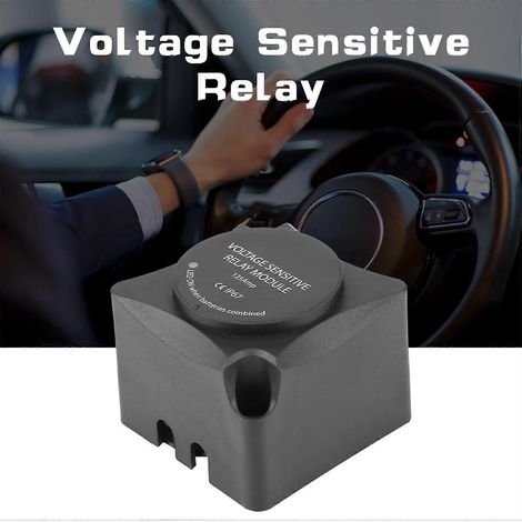 Relais dépendant de la tension (VSR) / Relais de charge automatique 125A Interrupteur de déconnexion de batterie double (VSR)