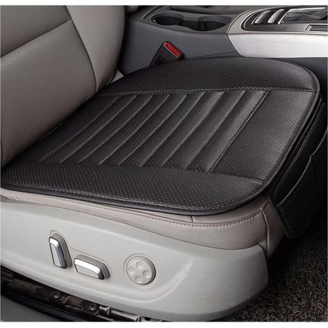 Coussin de Siège Voiture en Charbon de Bambou - Confortable Tapis Antidérapant pour Auto Bureau Domicile, Accessoires (1/5)