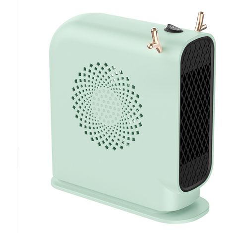Chauffage électrique 500 W, petit chauffage portable (cyan), adapté à la maison et au bureau (1/5)