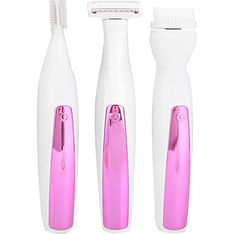 Épilation Visage Femme Électrique USB Rechargeable - Machine Rasoir Sourcils et Nettoyant Peau, Épilateur Portable (1/5)