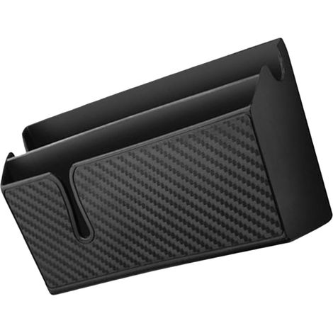 Doppel Layer Auto Aufbewahrungsbox Für Handy Selbstklebende Armaturenbrett Organizer Schwarz Praktische Telefon Aufbewahrung Für Fahrzeuge