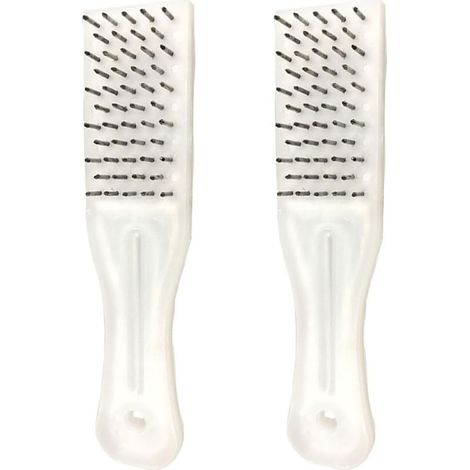Lot de 2 grattoirs à écailles de poisson avec manches en plastique, taille moyenne (1/5)