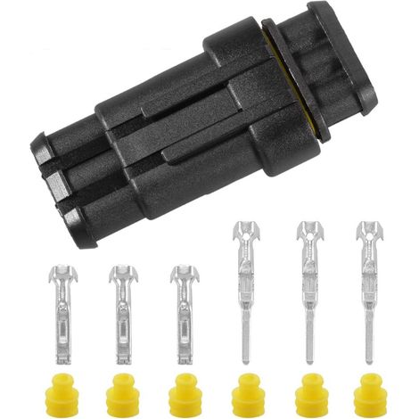 Connettore ermetico supersigillato a 3 pin