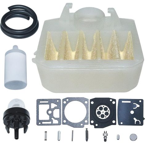 Kit de filtre à air pour Husqvarna 340 345 350 353 346XP 340e 345e 351 pièce de tronçonneuse pour Zama RB-122, 537024002 (1/5)