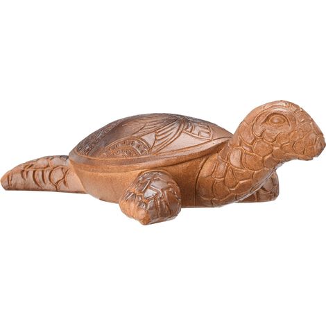 Figura de tortuga de resina, pintada a mano, decoración de jardín, adorno exterior para parque, casa, terraza y jardín. (1/5)