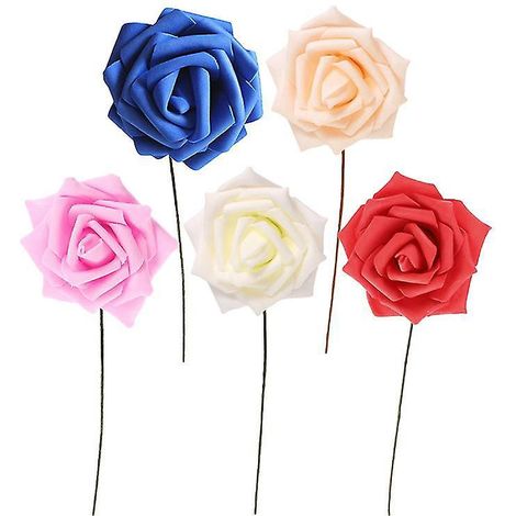 25 roses artificielles