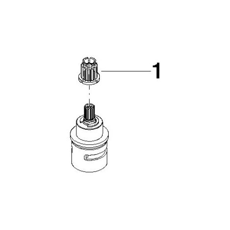 Dornbracht 9090031700090 inverseur 180 degrés pièces de rechange