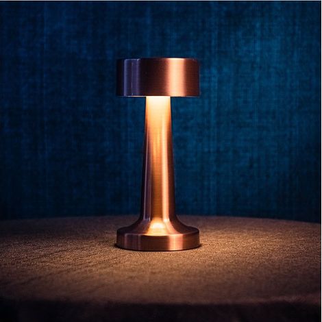 Bar Lampe de table - Utilisation intérieure ou extérieure - Aussi rechargeable par cable USB inclus - 3 niveaux de gradation - 3000K Lumière chaude (1/3)